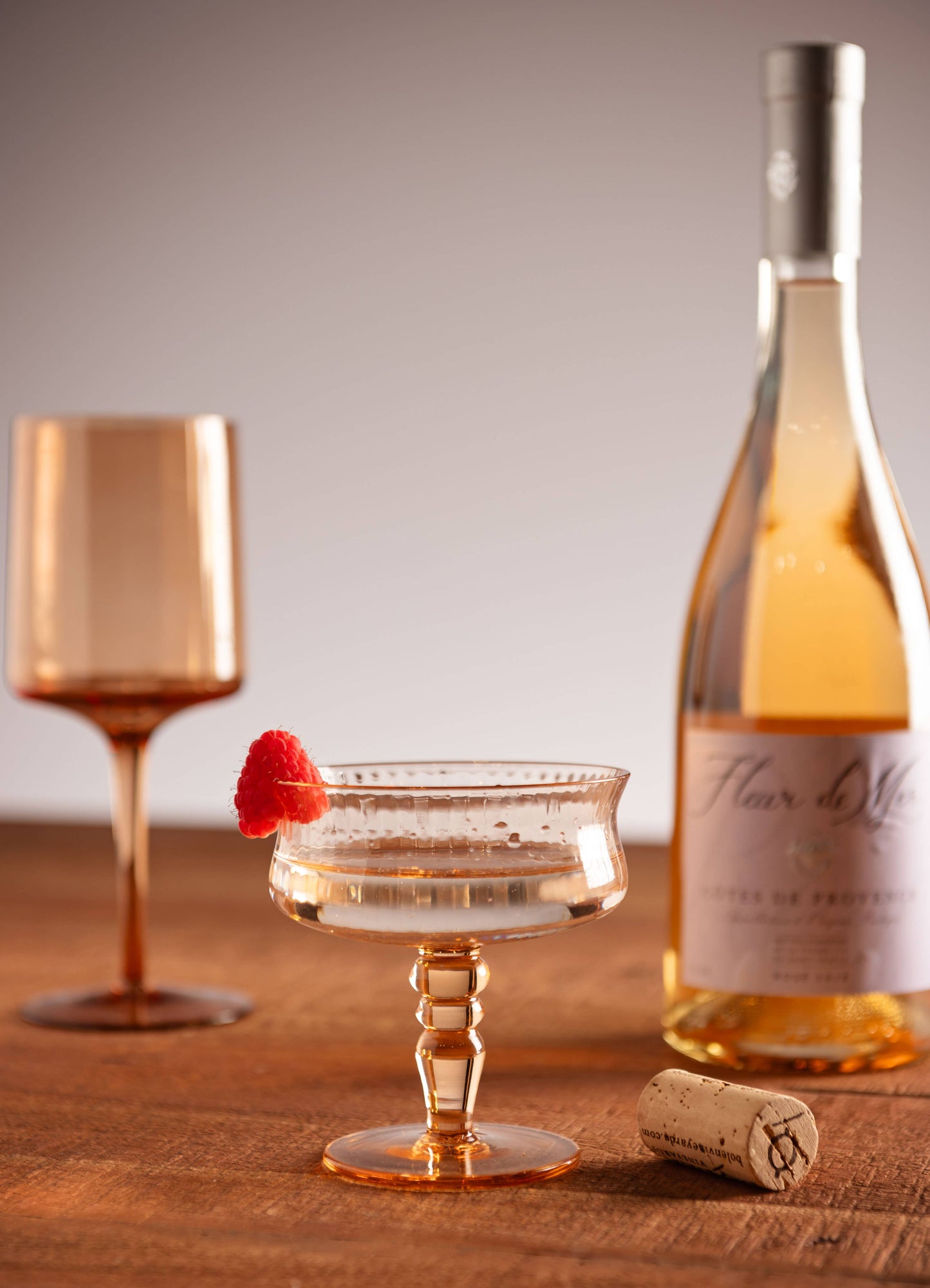 Vintage Coupe Glass: Mint