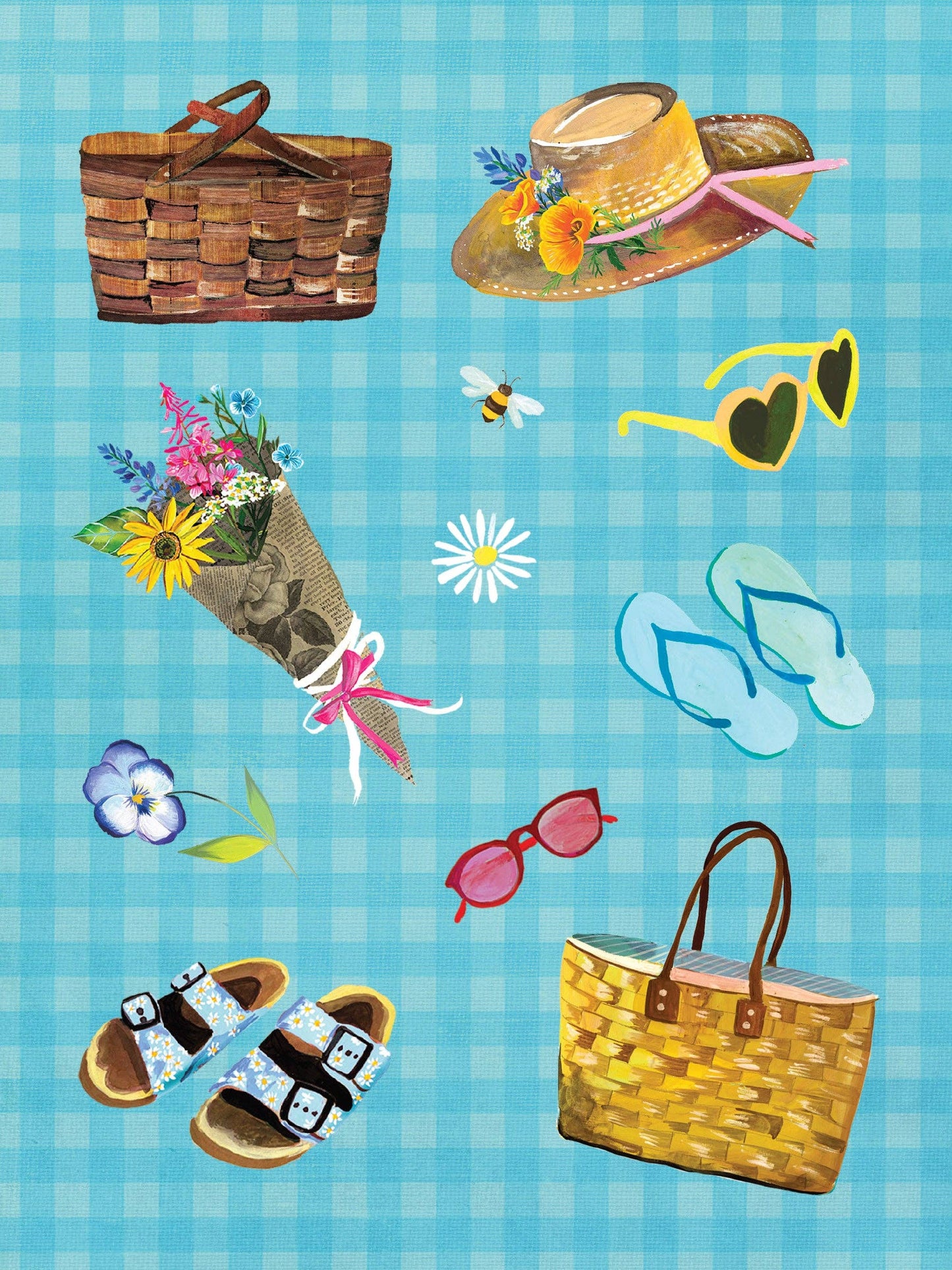 Wildflower Picnic Sticker Book