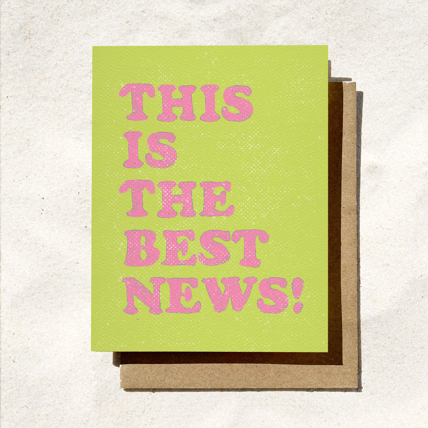 This Is The Best News Congratulations Card | New Baby Card