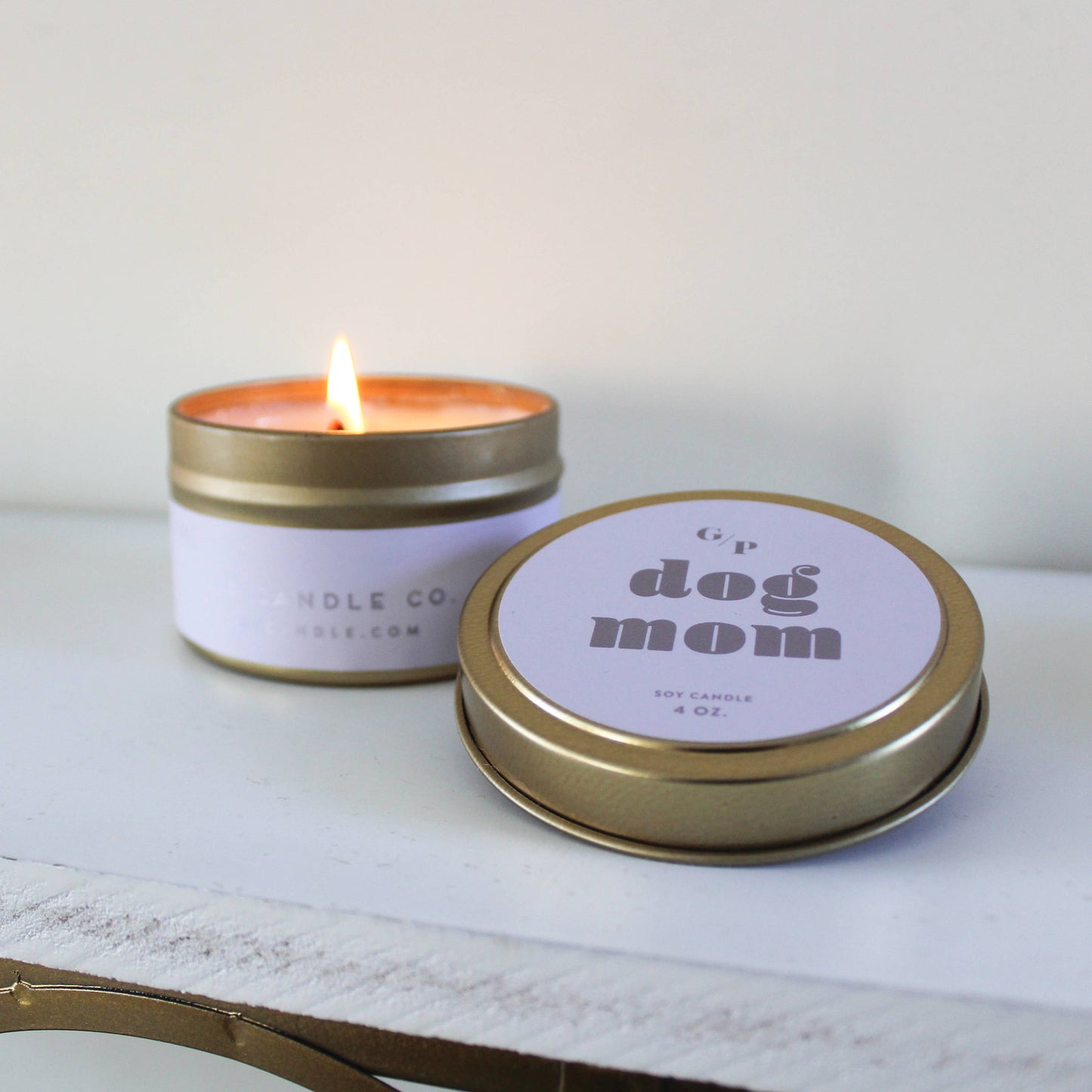 Dog Mom Just Because 4 oz. Candle Tin