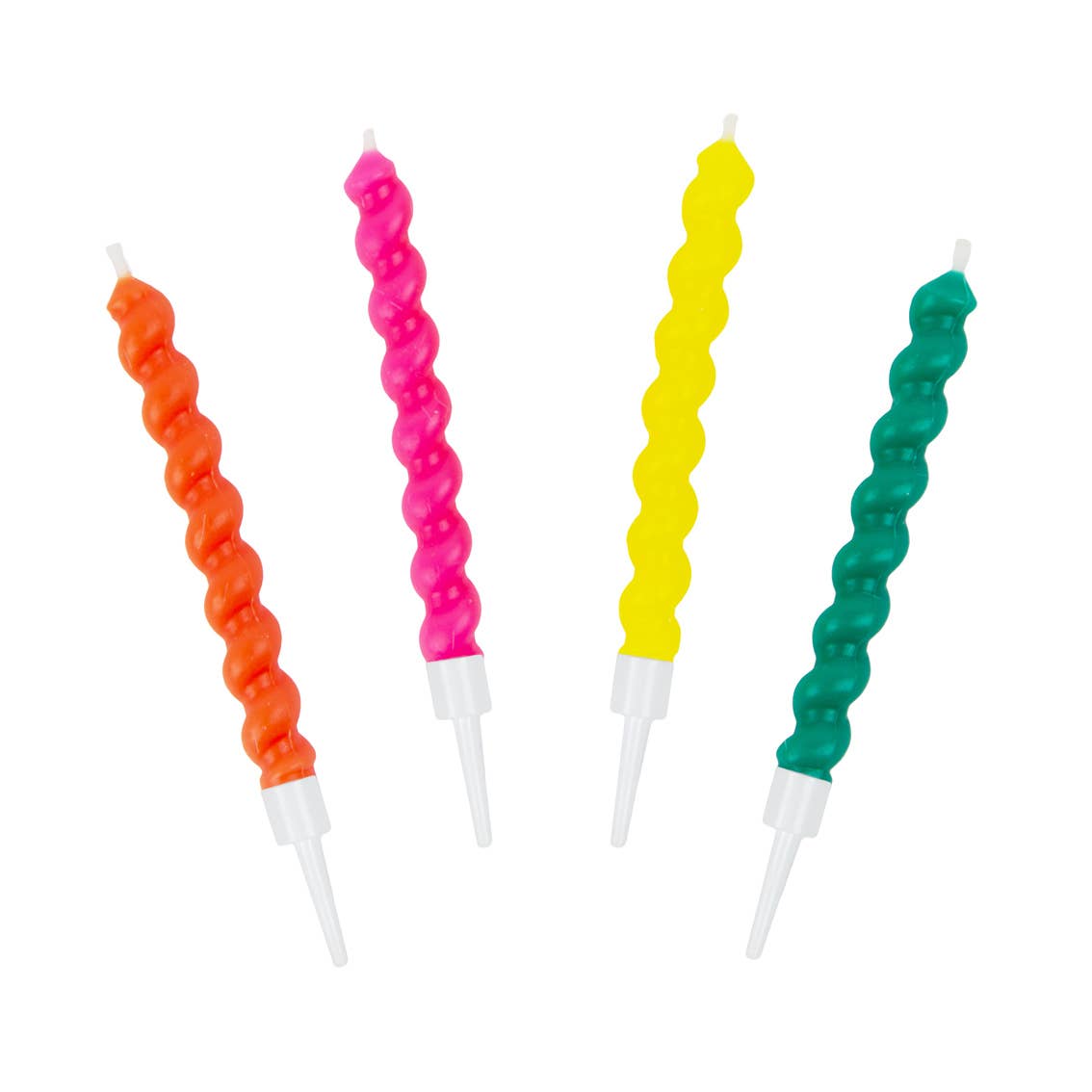 Twisted Rainbow Birthday Candles | 8 Pack | Birthday Party |