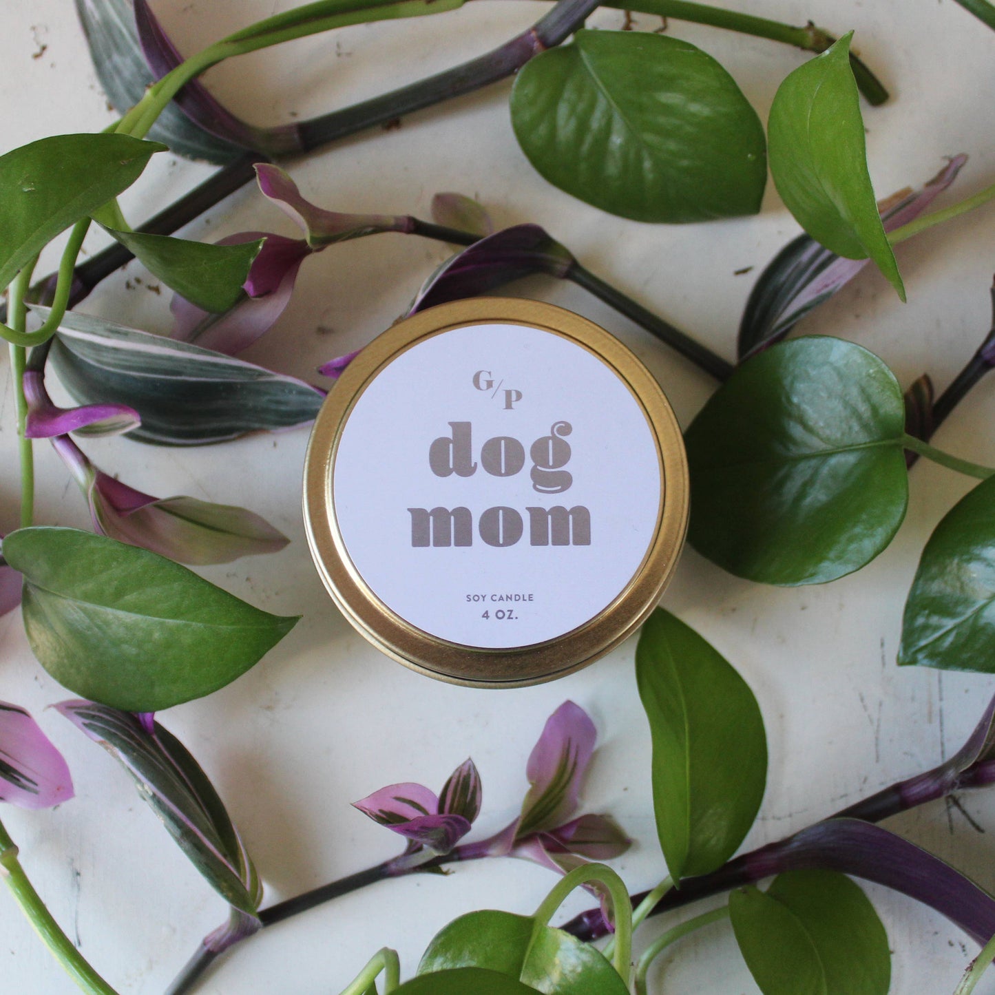 Dog Mom Just Because 4 oz. Candle Tin