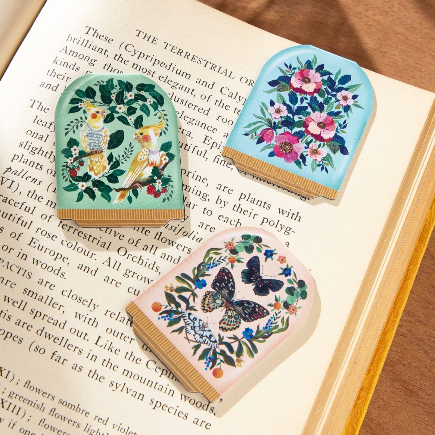 Blooming Terrariums Magnetic Bookmarks