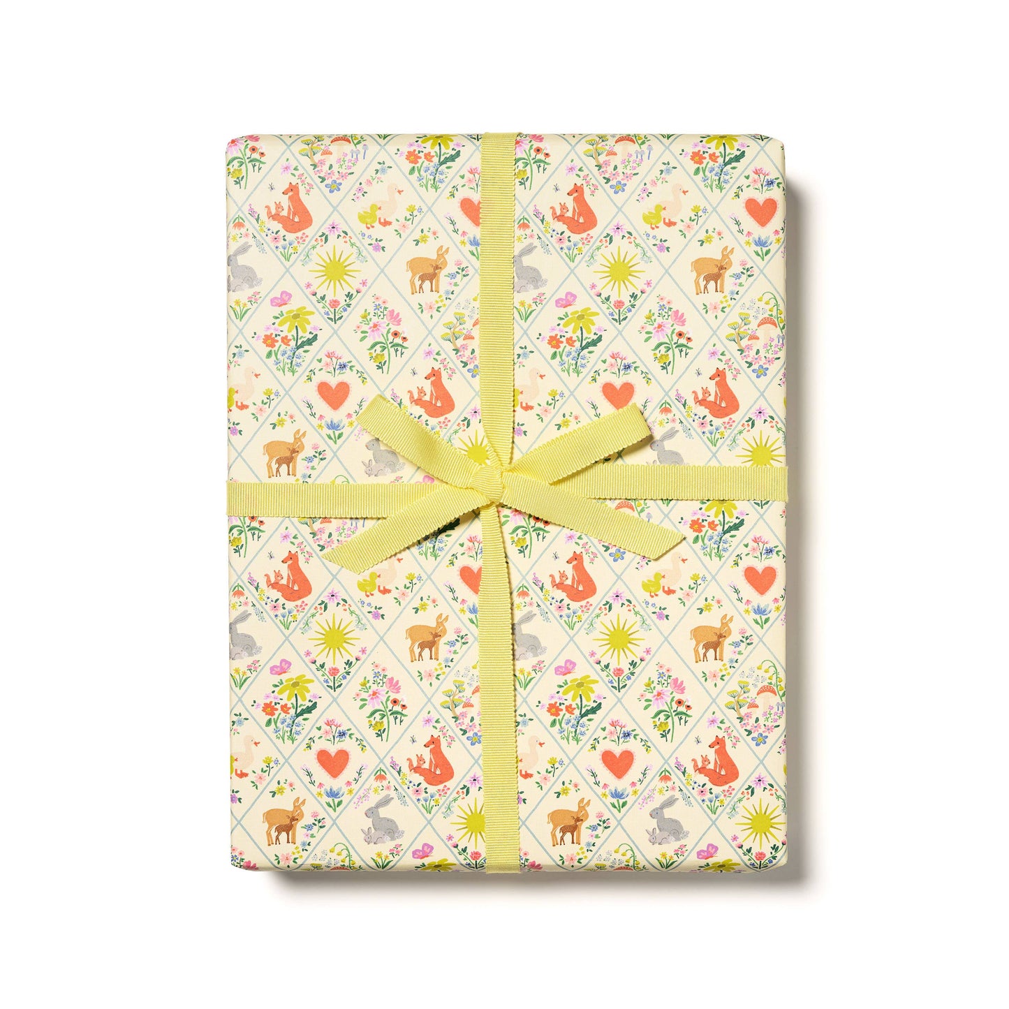 Woodland Critters baby wrapping paper: Rolls of 3 sheets