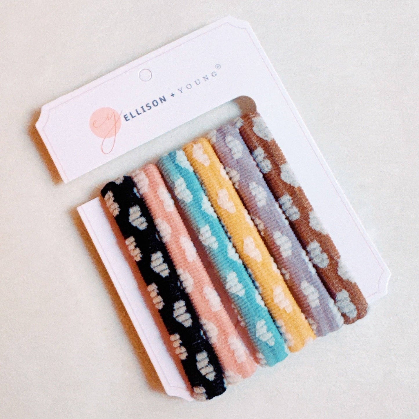 Worlds Best Everyday Hair Ties Set Of 6: Stripes
