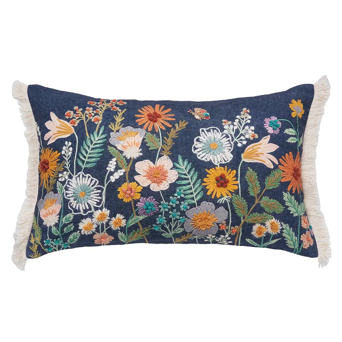 Queensgrove Floral Throw Pillow