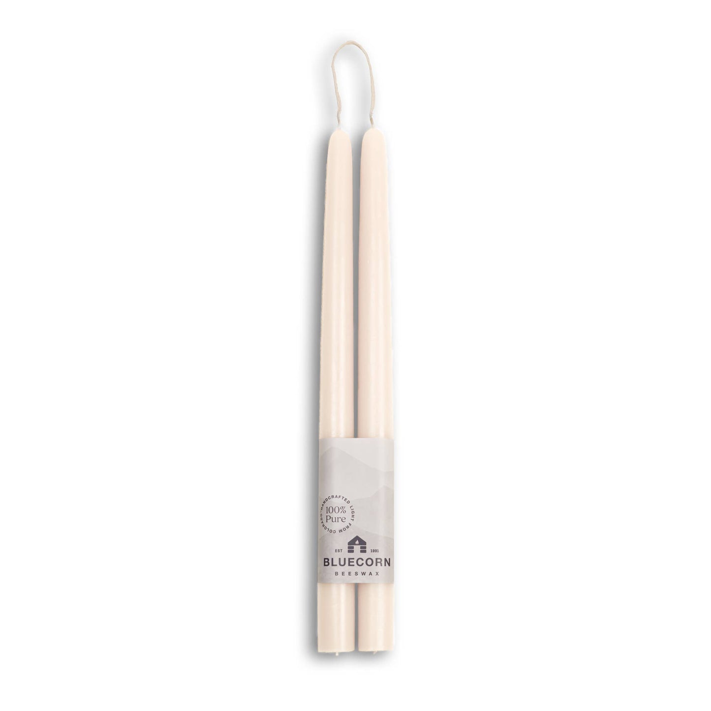 Beeswax Taper Candles – Eco-Friendly, Dripless & Handmade: Dusty Rose / 12"