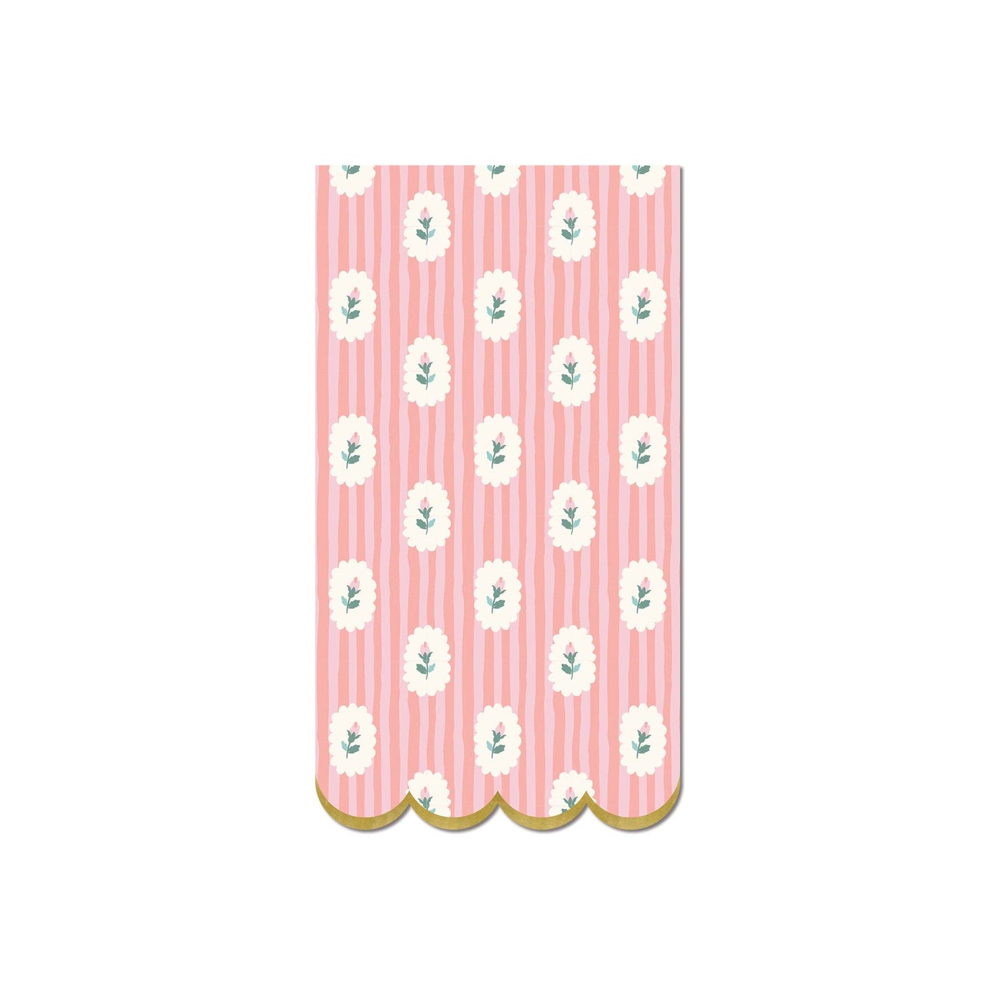 FLR1238 - Striped Floral Dinner Napkin