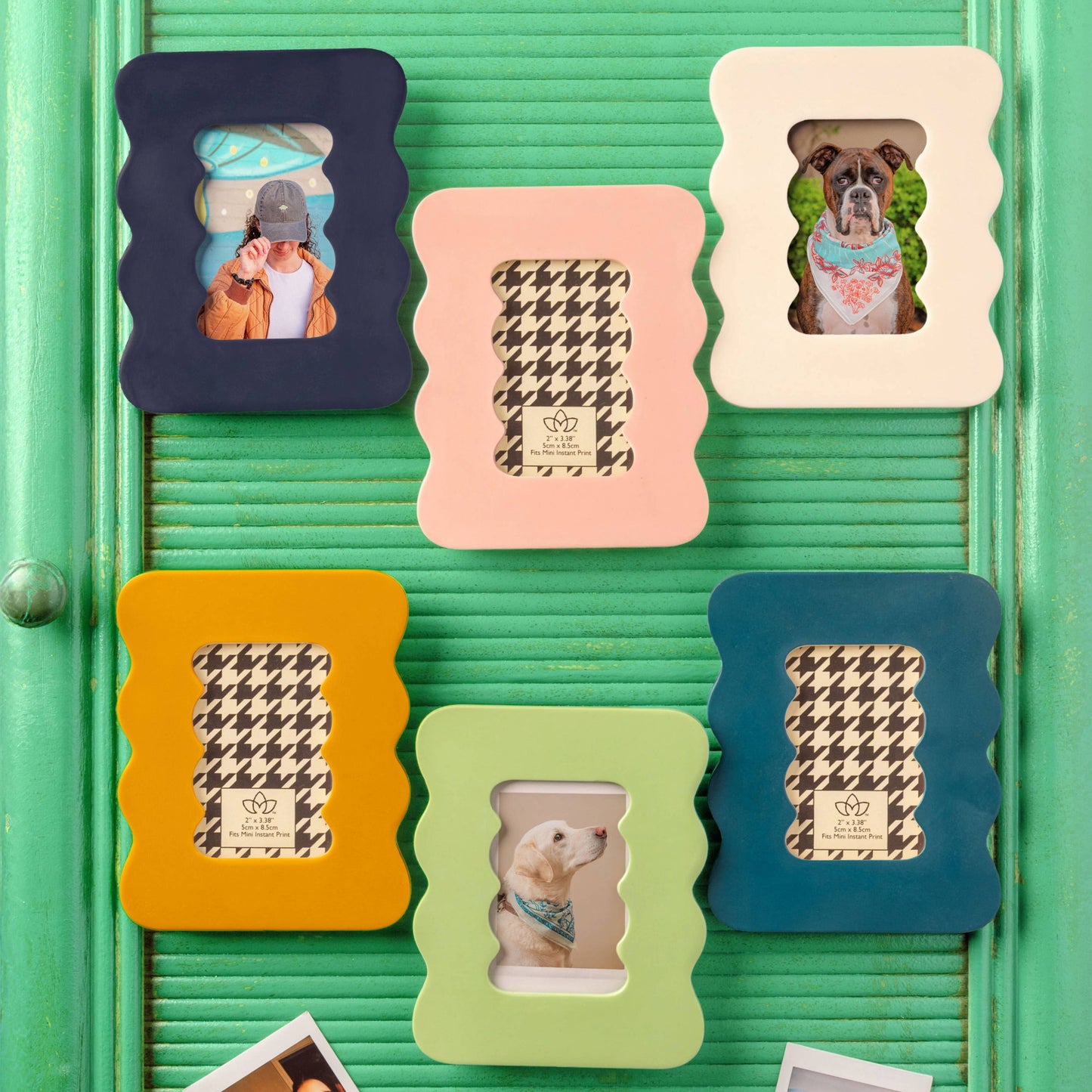 Resin Squiggle Mini Frame: Ochre