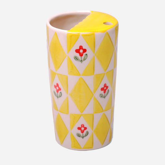 Ceramic Travel Coffee Tumbler-Portable Coffee Mug-Coffee Cup