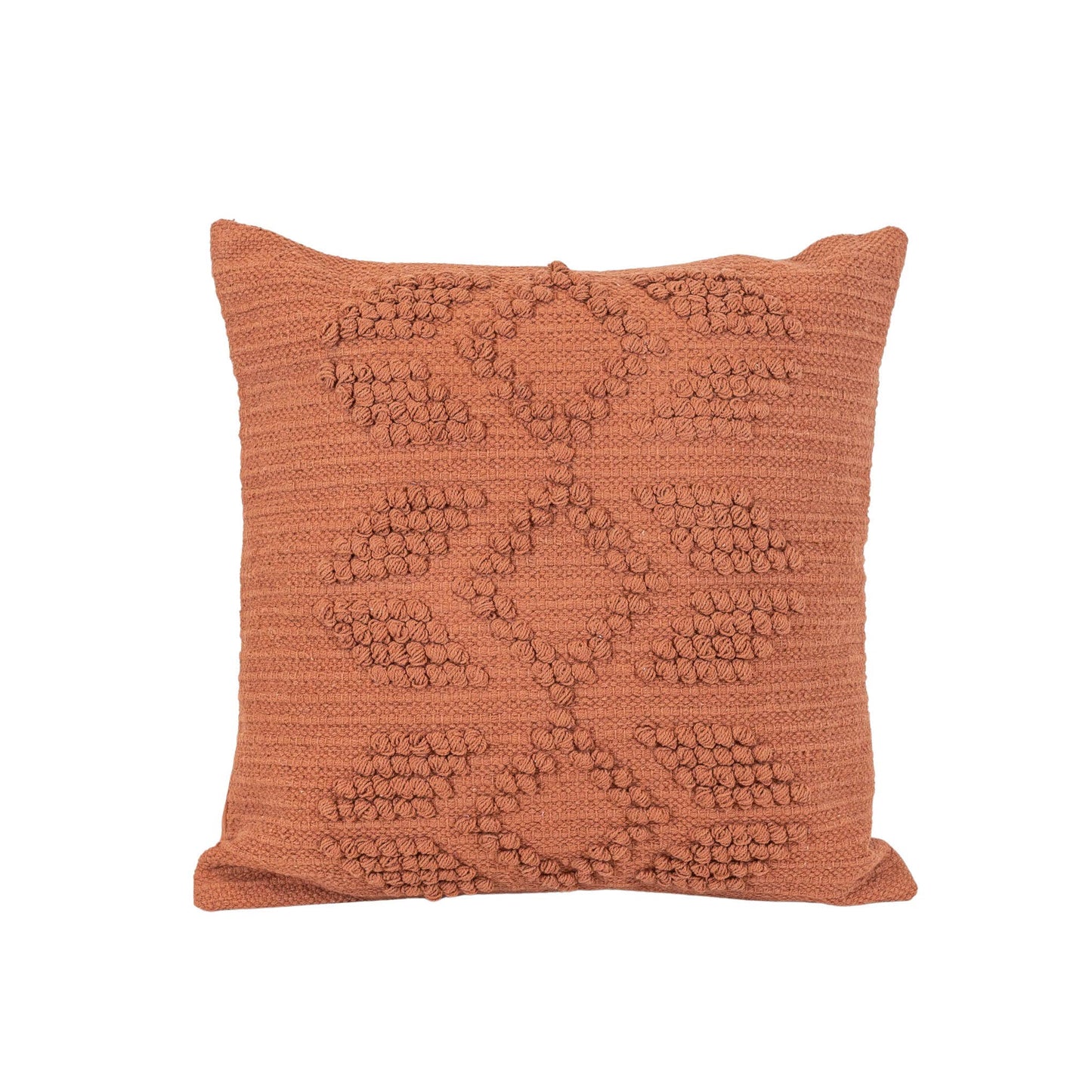 Rosa 20x20 Rust Southwest Geo Filled Pillow Cotton