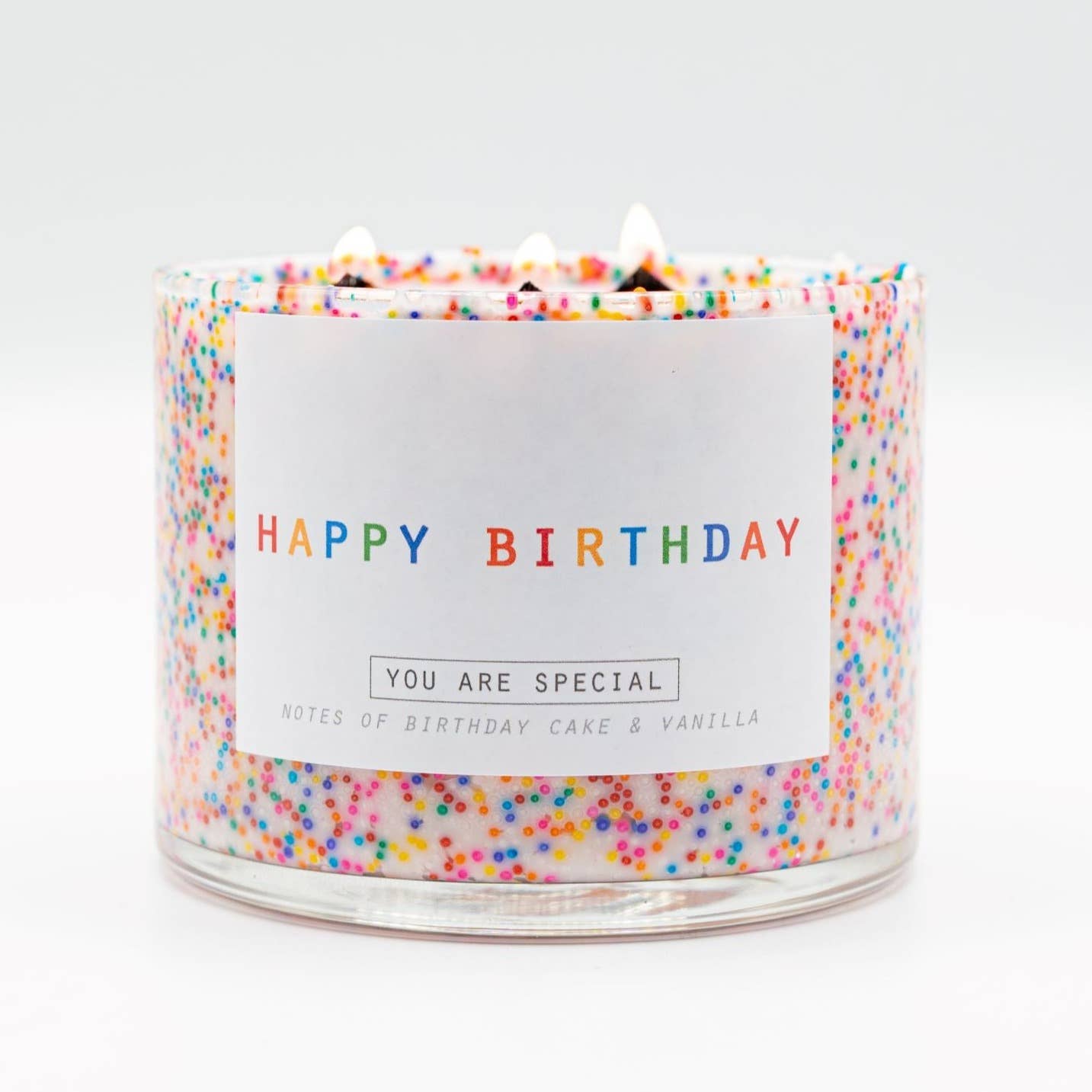 3 Wick Happy Birthday - 15 oz Soy Candle