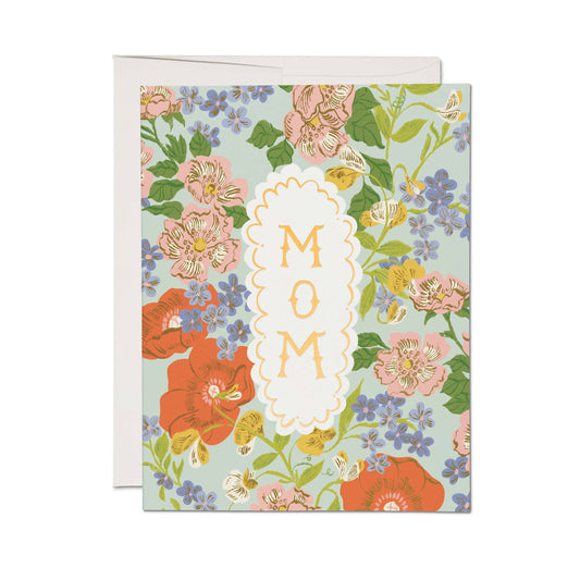 Blossom Serenade greeting card: Single