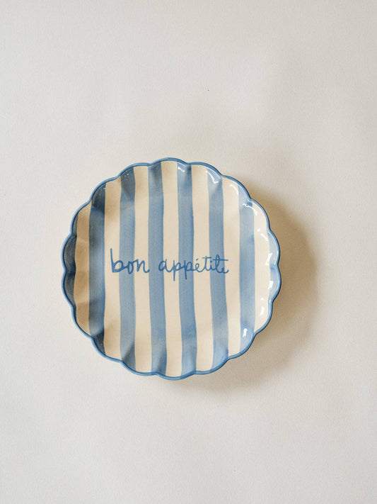 Enjoy Dessert Plates: BLUE