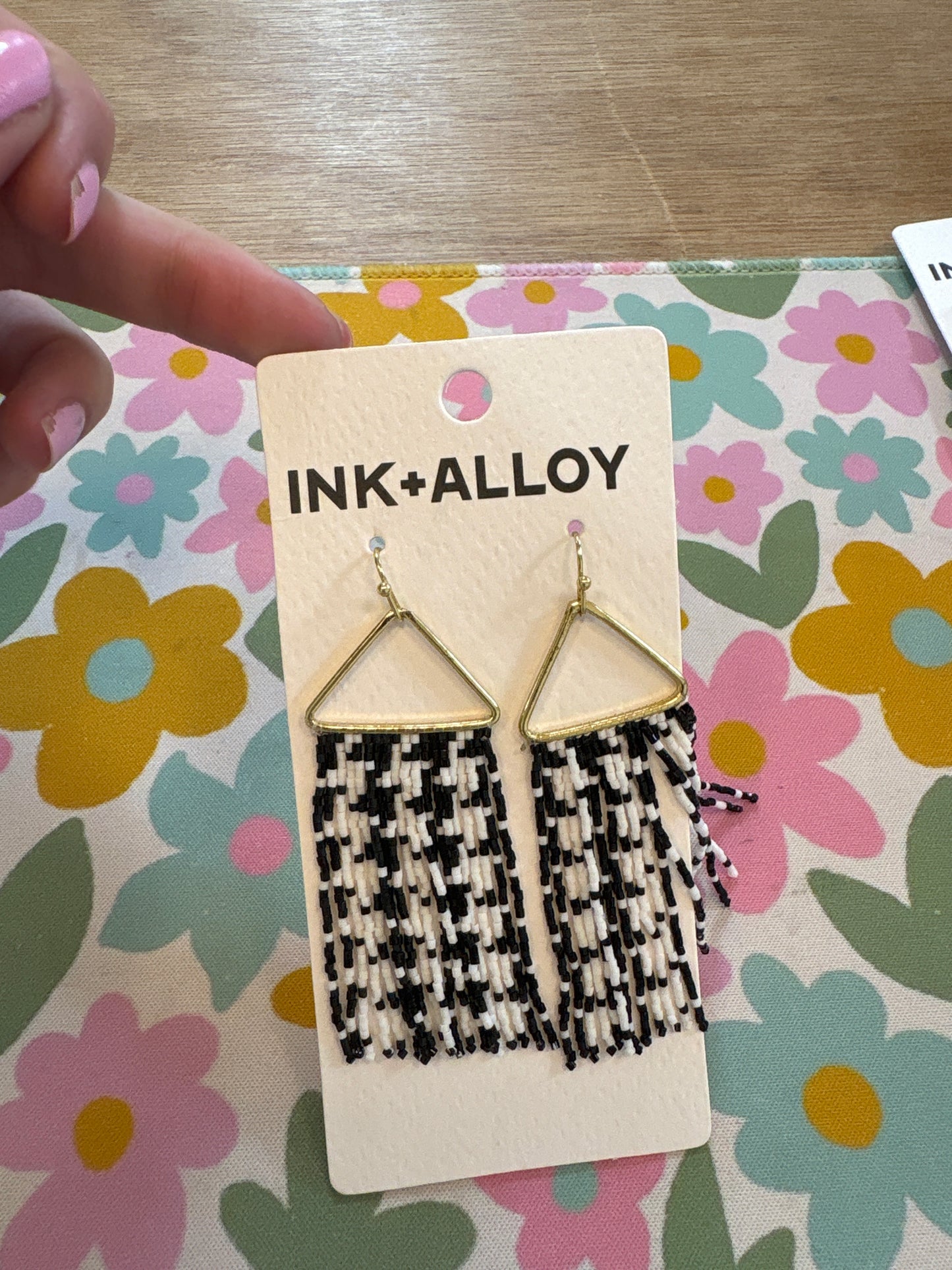 Ink & Alloy Patricia Houndstooth
