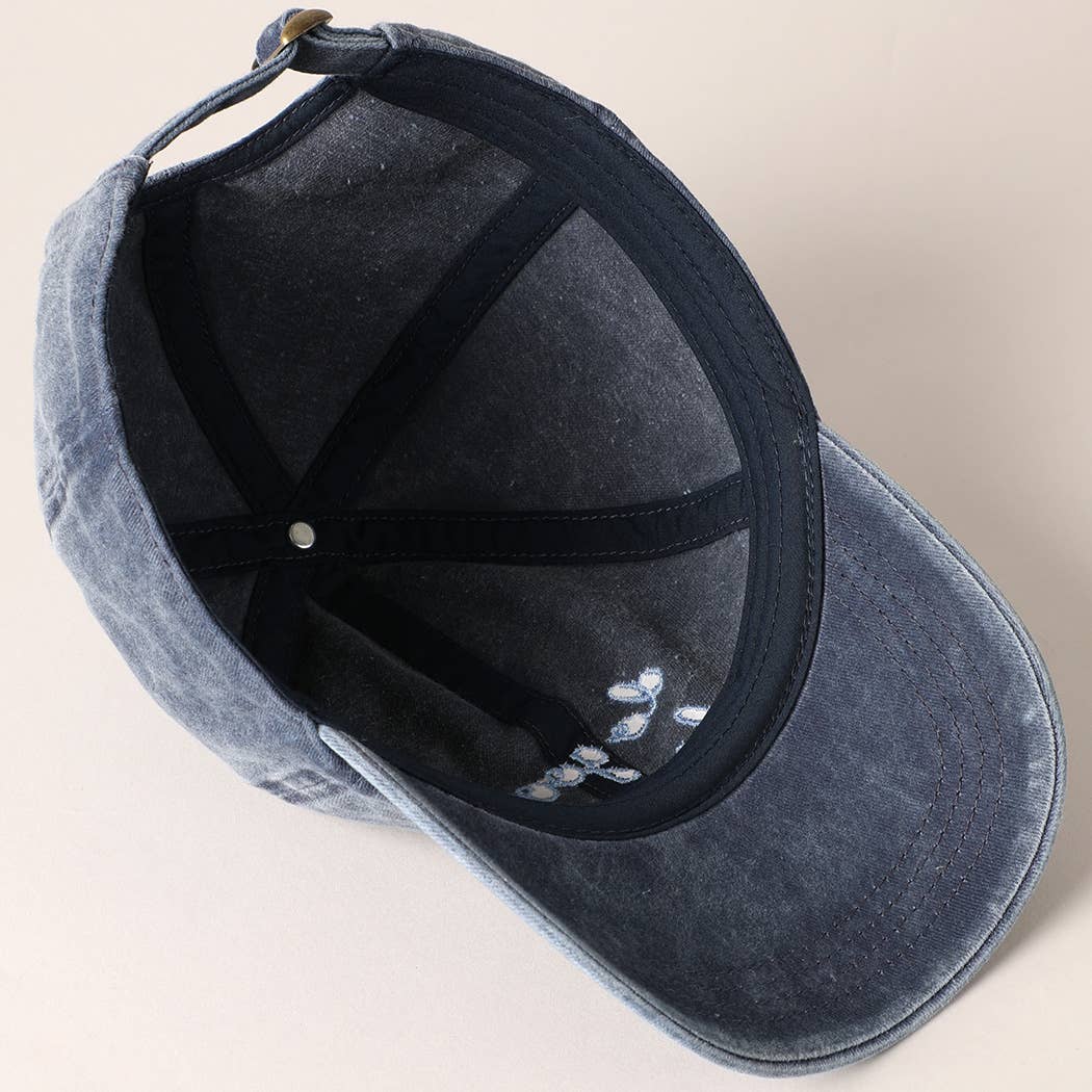 Do Good Be Good Embroidered Letters Baseball Cap: SAGE / ONE SIZE