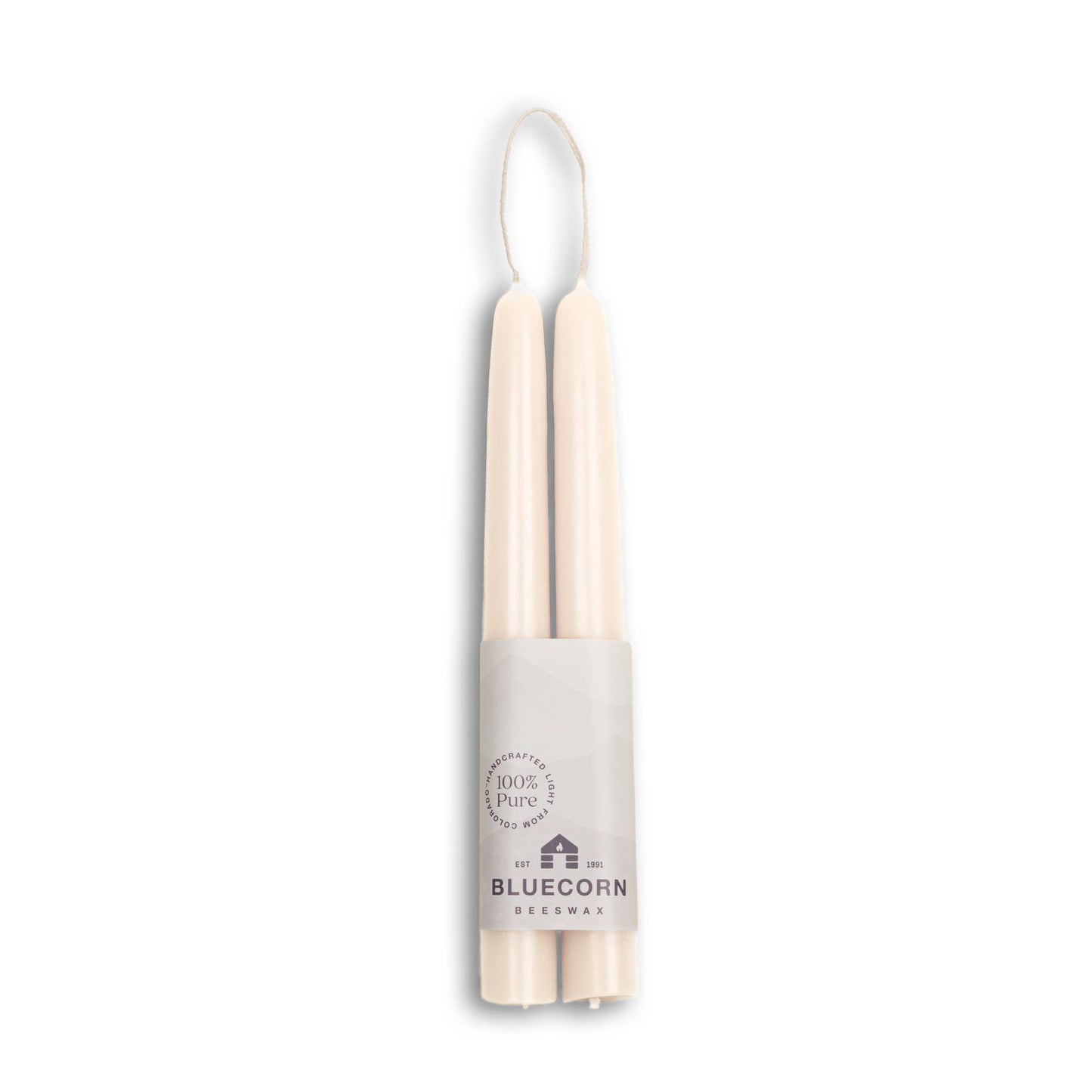 Beeswax Taper Candles – Eco-Friendly, Dripless & Handmade: Dusty Rose / 12"