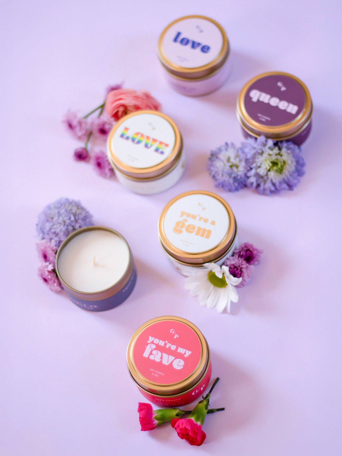 You're My Fave Just Because 4 oz. Candle Tin