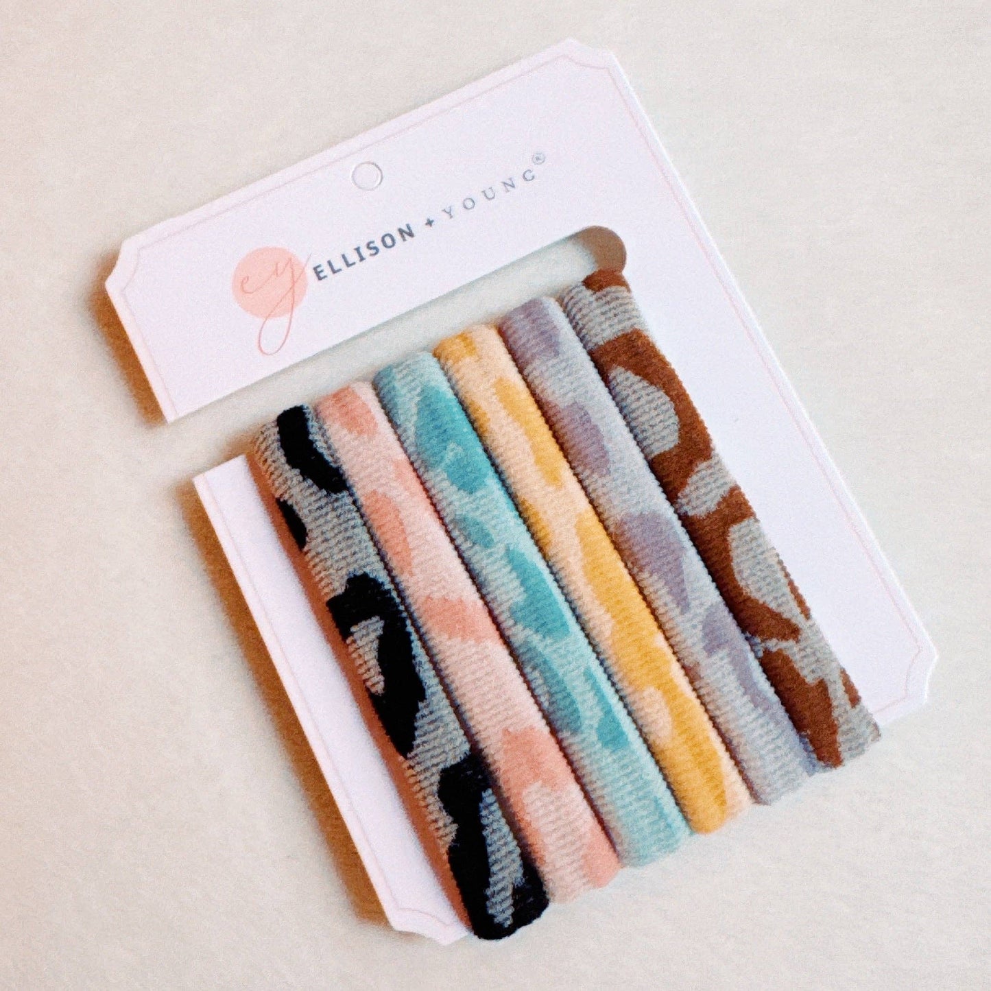 Worlds Best Everyday Hair Ties Set Of 6: Stripes