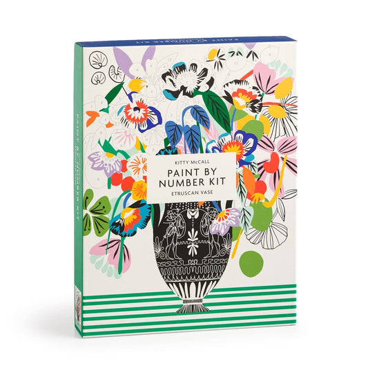 Kitty McCall Etruscan Vase 9 x 12" Paint by Number Kit